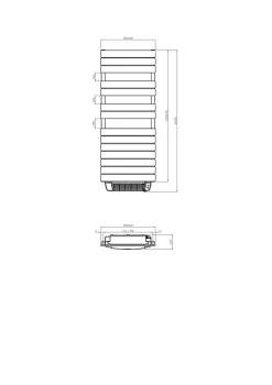 Sèche-serviettes électrique à inertie fluide Delonghi Ghibli blanc 700W + soufflerie 1000W