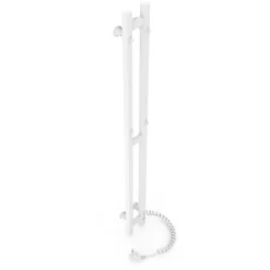 Sèche-serviettes électrique DUET 80x1200 avec minuterie ECO, 80W, Blanc