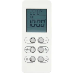 Sèche-serviettes électrique à inertie fluide Delonghi Phorum blanc 500W + soufflerie 1000W