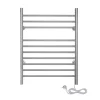 Sèche-serviettes électrique brossé 150W WarmlyYours, Dimensions: 81,2cm x 60 cm