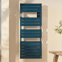 Sèche-serviettes électrique Adélis avec soufflerie blanc carat 1750W