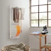 Sèche-serviettes électrique à inertie fluide Deltacalor Stendino 750W + soufflerie 1000W blanc