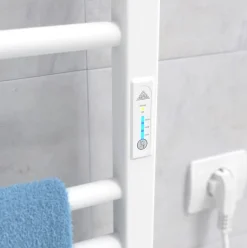 Sèche-serviettes électrique ALFA 500x1200 avec minuterie ECO, 225W, Blanc