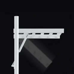 Sèche-serviettes électrique à inertie fluide Deltacalor Stendino 750W noir