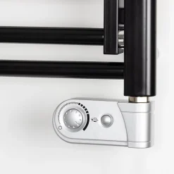 Sèche-serviettes électrique à inertie fluide Deltacalor Papillon1 150W noir