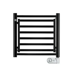 Sèche-serviettes électrique à inertie fluide Deltacalor Papillon1 150W noir