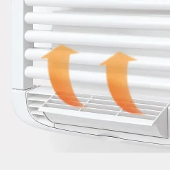 Sèche-serviettes électrique à inertie fluide Deltacalor Stendino 750W + soufflerie 1000W noir