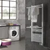 Sèche-serviettes électrique à inertie fluide Deltacalor Papillon2 750W blanc