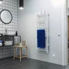 Sèche-serviettes électrique à inertie fluide Sauter Marapi tactile blanc 750W
