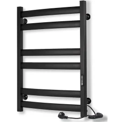 Sèche-serviettes électrique ATLANT 500x700 avec minuterie ECO, 160W, Noir