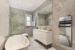 Sèche-serviettes électrique Carrera Silam air 1000W miroir