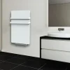 Sèche-serviettes électrique à inertie sèche Carrera Silam + Air 1400W + soufflerie 900W blanc