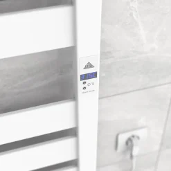 Sèche-serviettes électrique GEFEST PREMIUM 500x1200 avec minuterie ECO, 380W, Blanc