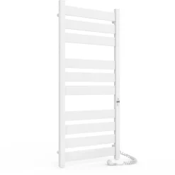 Sèche-serviettes électrique GEFEST PREMIUM 500x1200 avec minuterie ECO, 380W, Blanc