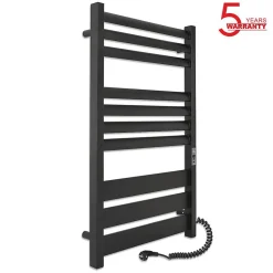 Sèche-serviettes électrique LAVINA 500x900 avec minuterie ECO, 280W, Noir
