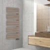 Sèche-serviettes électrique asymétrique Deltacalor 750W beige 7.5m²