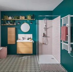 Sèche-serviettes électrique à inertie sèche GoodHome Solna blanc 500W