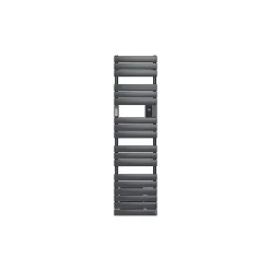 Sèche-serviettes électrique Adélis étroit avec soufflerie graphite 1750W