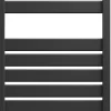 Sèche-serviettes électrique à inertie fluide Sauter Kelud mini 2 anthracite 250W
