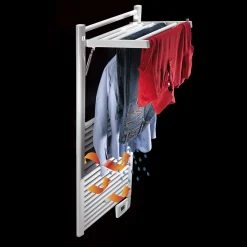 Sèche-serviettes électrique à inertie fluide Deltacalor Stendino 750W blanc