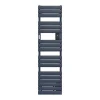 Sèche-serviettes électrique Adélis étroit avec soufflerie bleu profond 1750W