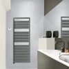 Sèche-serviettes électrique à inertie fluide Acova Astrakan gris 750W