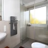 Sèche-serviettes électrique à inertie sèche Noirot Anuri gris 500W + soufflerie 700W