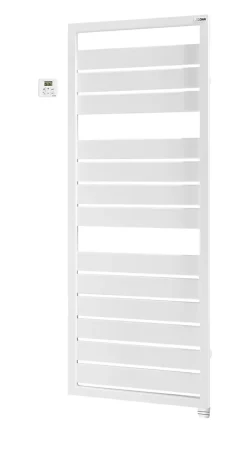Sèche-serviettes électrique à inertie fluide Acova Astrakan blanc 750W