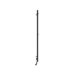 Sèche-serviettes électrique DUET 80x1200 avec minuterie ECO, 80W, Noir