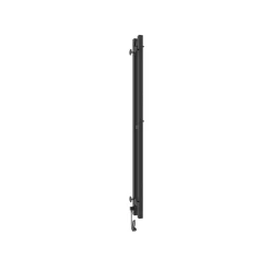 Sèche-serviettes électrique DUET 80x1200 avec minuterie ECO, 80W, Noir