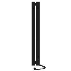 Sèche-serviettes électrique BOSTON 150x1200 avec minuterie ECO, 120W, Noir