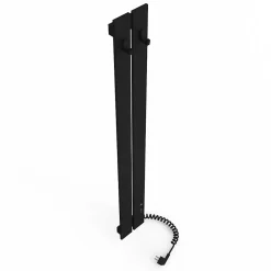 Sèche-serviettes électrique BOSTON 150x1200 avec minuterie ECO, 120W, Noir