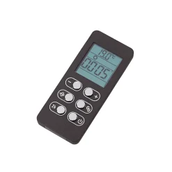 Sèche-serviettes électrique à inertie fluide Delonghi Phorum anthracite 500W + soufflerie 1000W