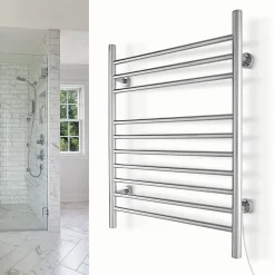 Sèche-serviettes électrique chrome 150W WarmlyYours, Dimensions: 81.2cm x 60 cm