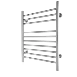 Sèche-serviettes électrique chrome 150W WarmlyYours, Dimensions: 81.2cm x 60 cm