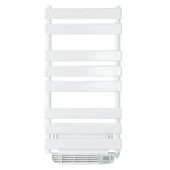 Sèche-serviettes électrique à inertie fluide Deltacalor Vento 500W + soufflerie 1000W