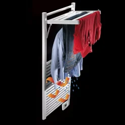 Sèche-serviettes électrique à inertie fluide Deltacalor Stendino 500W blanc