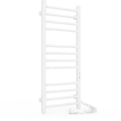 Sèche-serviettes électrique ALFA 350x900 avec minuterie ECO, 160W, Blanc