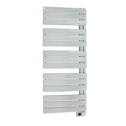 Sèche-serviettes électrique asymétrique Deltacalor 750W blanc 7.5m²