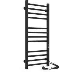 Sèche-serviettes électrique ALFA 500x1200 avec minuterie ECO, 225W, Noir
