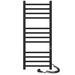 Sèche-serviettes électrique ALFA 500x1200 avec minuterie ECO, 225W, Noir
