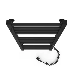 Sèche-serviettes électrique ALFA 500x1200 avec minuterie ECO, 225W, Noir