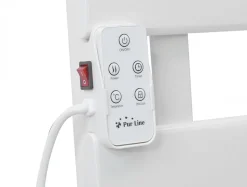 Sèche-serviettes mural aluminium display LED et WiFi 500W