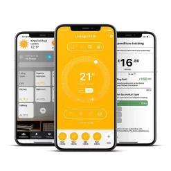 Sèche-serviettes NEO connecté 500W Tarpaulin Grey - ROINTE - NTF030SEG