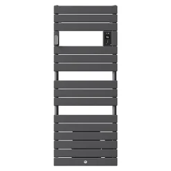 Sèche-serviettes Riviera 2 avec soufflerie 1750W gris menhir - THERMOR - 498608