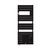 Sèche-serviettes Riviera 2 mixte avec soufflerie 1750W noir carbone - THERMOR - 490238