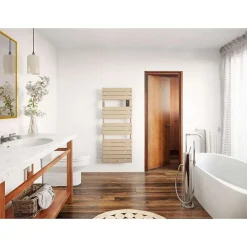 Sèche-serviettes Riviera 2 étroit avec soufflerie 1500W gris ardoise - THERMOR - 498256