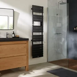 Sèche-serviettes Riviera 2 étroit 500W brun sable - THERMOR - 497553