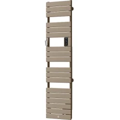 Sèche-serviettes Riviera 2 étroit avec soufflerie 1500W brun sable - THERMOR - 498253