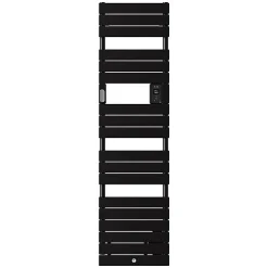 Sèche-serviettes Riviera 2 étroit avec soufflerie 1500W noir carbone - THERMOR - 498258